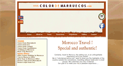 Desktop Screenshot of colordemarruecos.com