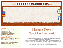 Tablet Screenshot of colordemarruecos.com